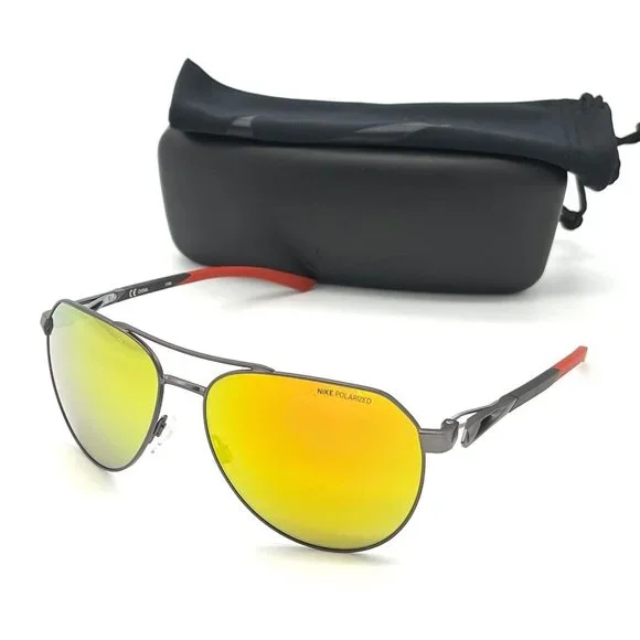Nike Club Nine 60mm Aviator Sunglasses NWT Nike Club Nine 60mm Polarized Aviator Sunglasses | Nordstromrack main image 2
